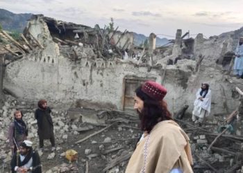 Uno de los edificios derruidos por el terremoto, en la provincia de Paktika Bakhtar News Agency / AP