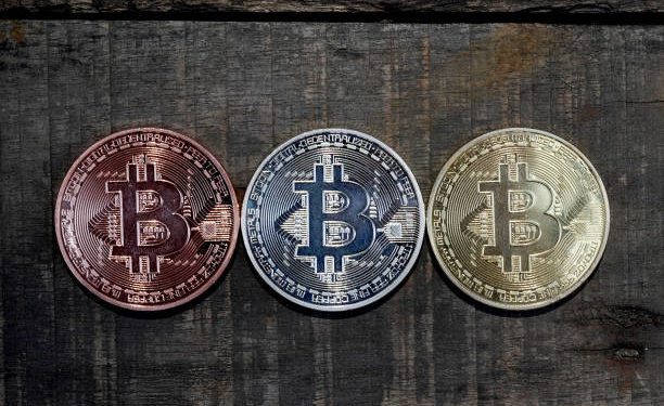LONDON, ENGLAND - MAY 30: In this photo illustration, a visual representation of Bitcoin cryptocurrency is pictured on May 30, 2021 in London, England. Bitcoin is a decentralised digital currency, which has been in use since 2009. (Photo illustration by Edward Smith/Getty Images)