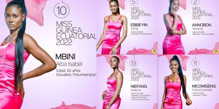 Conozca a las 14 aspirantes a Miss Guinea Ecuatorial