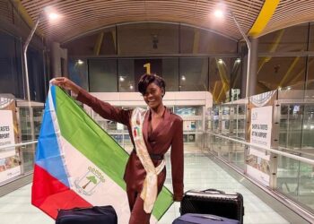 Alba Isabel Obama, viajando a Estados Unidos./Foto: Intagram, @Missymísterguinea ecuatorial