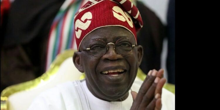 Presidente del partido gobernante de Nigeria, Bola Tinubu. Imagen: Bloomberg