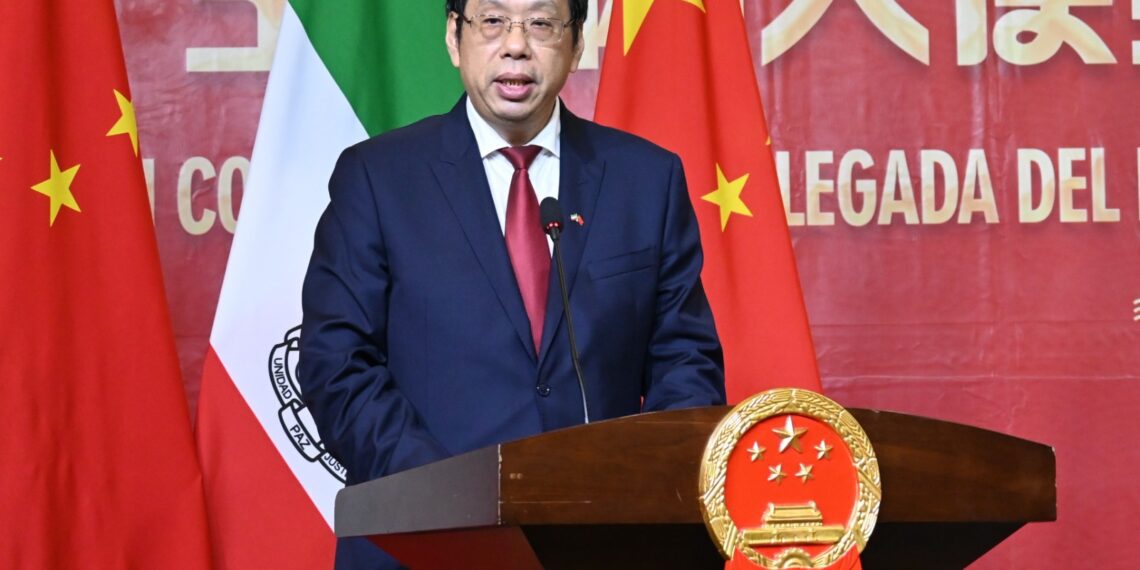 Wang Wengang, embajador de China en Guinea Ecuatorial.