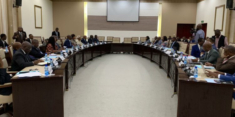 Pleno del Ministerio de Asuntos Exteriores, Cooperación Internacional y Diáspora en su primer Consejo Directivo.