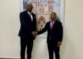 Izquierda: Jude Ibrahim Rapontchombo (Alcalde de Libreville, Gabón); derecha: Quintiliano Obiang Nkulu (Alcalde Presidente del Ayuntamiento Central de Malabo, Guinea Ecuatorial) / Imagen: AhoraEG.