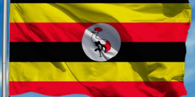 Bandera de Uganda. Fuente: Amaga