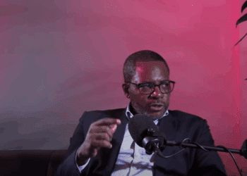 Gabriel Mbaga Obiang Lima, presidente del Comité de la Asociación Estratégica y Financiación del Sistema de Oleoductos de África Central (CAPS) / Imagen capturada del video del podcast Cosas Ya Salen.