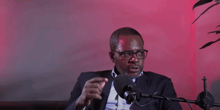 Gabriel Mbaga Obiang Lima, presidente del Comité de la Asociación Estratégica y Financiación del Sistema de Oleoductos de África Central (CAPS) / Imagen capturada del video del podcast Cosas Ya Salen.
