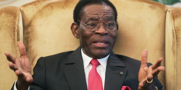 S.E. Obiang Nguema Mbasogo, presidente de la República de Guinea Ecuatorial, Jefe de Estado y de Gobierno.