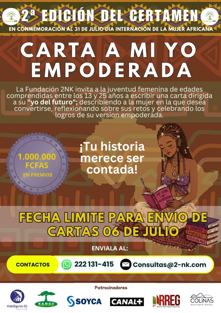 La Fundación 2NK impulsa el empoderamiento femenino a través del concurso literario “Carta a Mi Yo Empoderada”